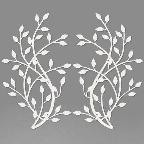 Meltset metal tree leaf wall - tree,